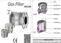 6 van de Drukregelaaritalië van het bargas Gemaakte het Gasfilter gf050-TPIO Geca - PMax