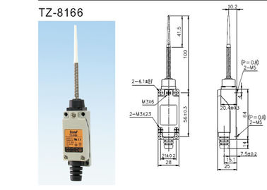 Neig tz-8166 Model Stijf neigen Schakelaar Nylon Type van de Merkgrens met Dubbel de Lentemechanisme