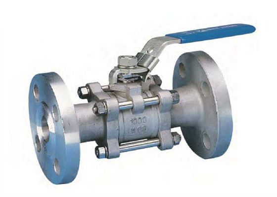 3 PC voorzag Kogelklep Met veerwerking van de Beëindigen de Roestvrij staal Ingepaste Kogelklep van een flens