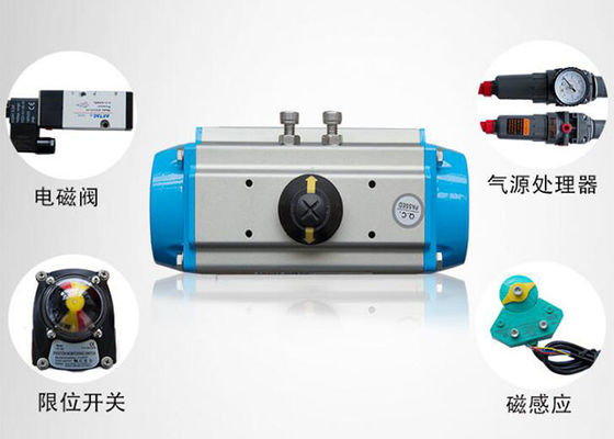 Wafeltjetype Pneumatische In werking gestelde Klep Lichtgewichtenergie - besparings Compact Ontwerp