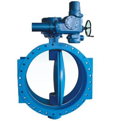 Het veerkrachtige Gezette Dubbele Zonderlinge Van een flens voorzien Beëindigen van de Elektrische Motor In werking gestelde Klep