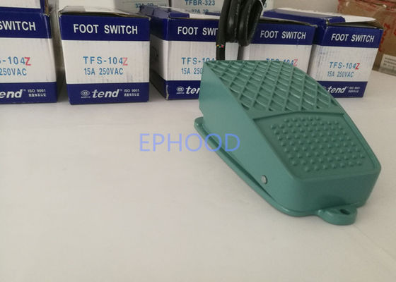 Duurzaam neig Originele Voetschakelaar TFS -104Z met de Huisvesting van de Aluminiumlegering