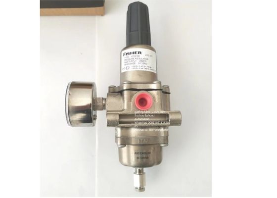 Fisher-gasregulator met een lichaam van roestvrij staal en een inlaatdruk van 250 psi voor offshore-toepassingen