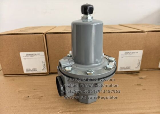 Fisher 289HH gasregulator met 6,9 bar maximale inlaatdruk 45-75 psi veerbereik en nitrildiafragma
